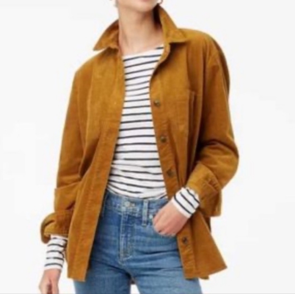 J. Crew Women's Corduroy Shirt Jacket